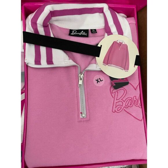 PINk BARBIE sweater white gift box Size available M/L/XL - Picture 8 of 11